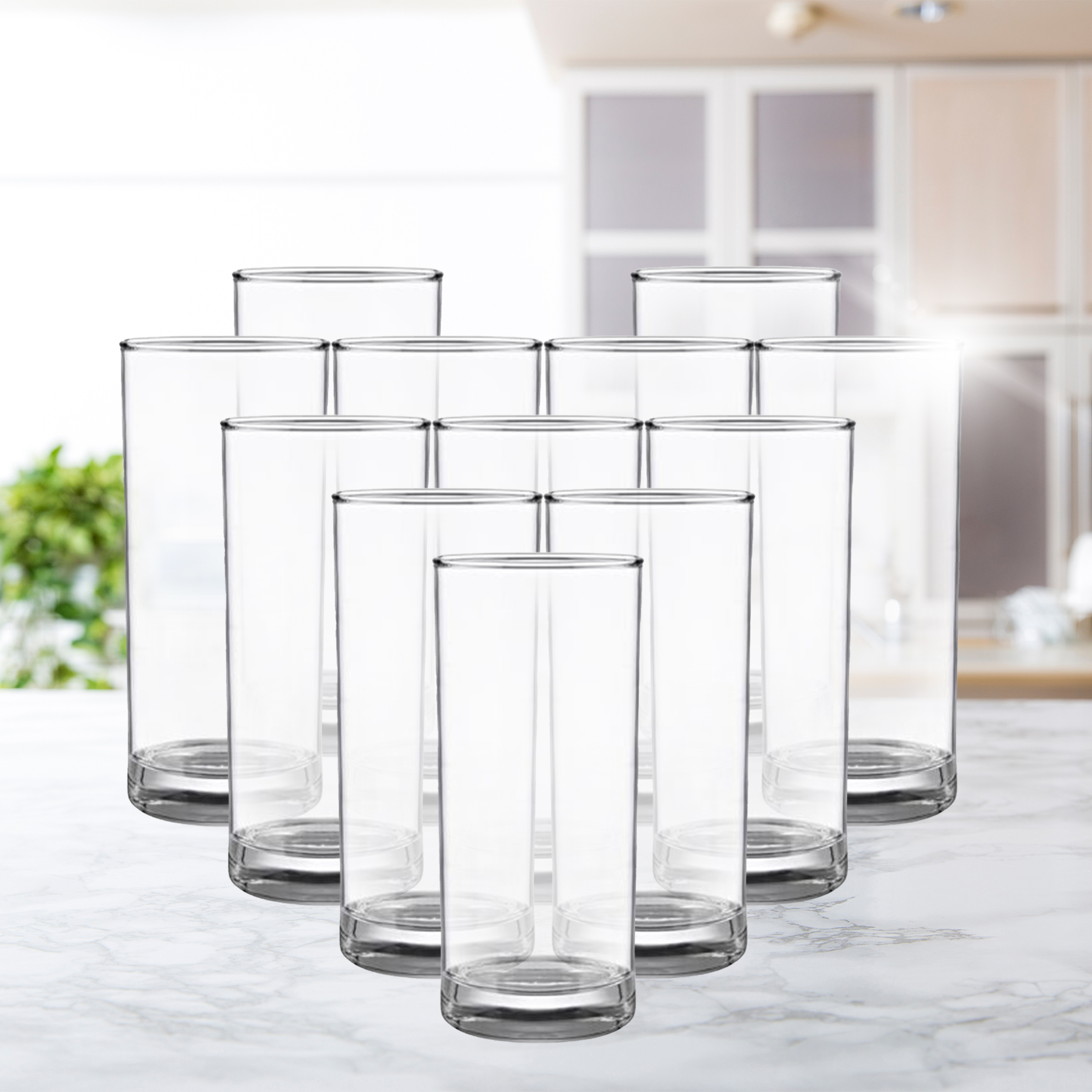 Set of 12 Merlot Collection Highball Glasses