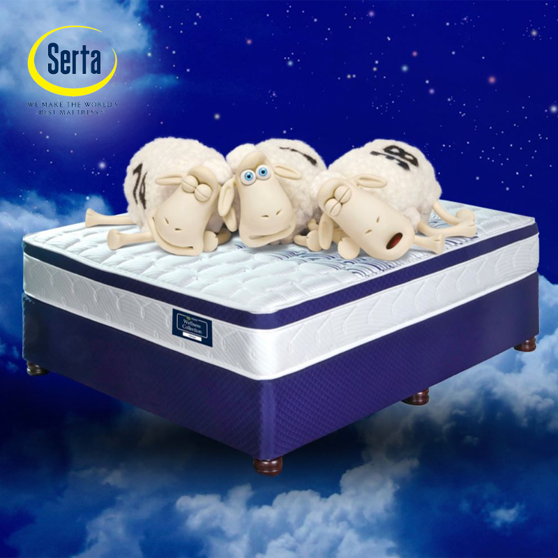 SertaPedic Venice Pocket Spring Technology Flip Free Medium-Plush Bed Set