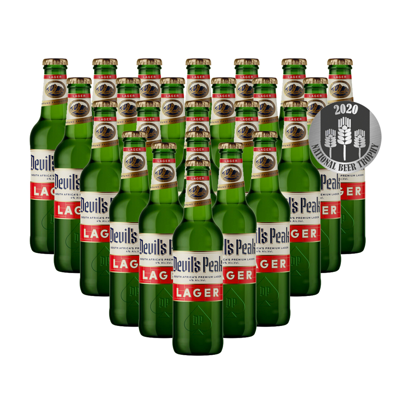 330ml Premium Lager Beer (R11.62 Per Bottle, 24 Bottles)