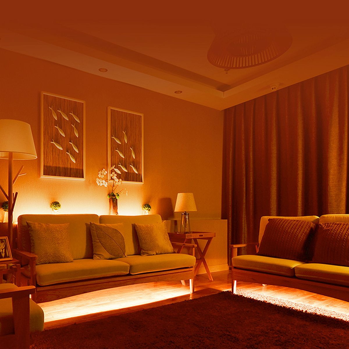 Smart LED Aurora Expandable Light Strip with 1m Extension