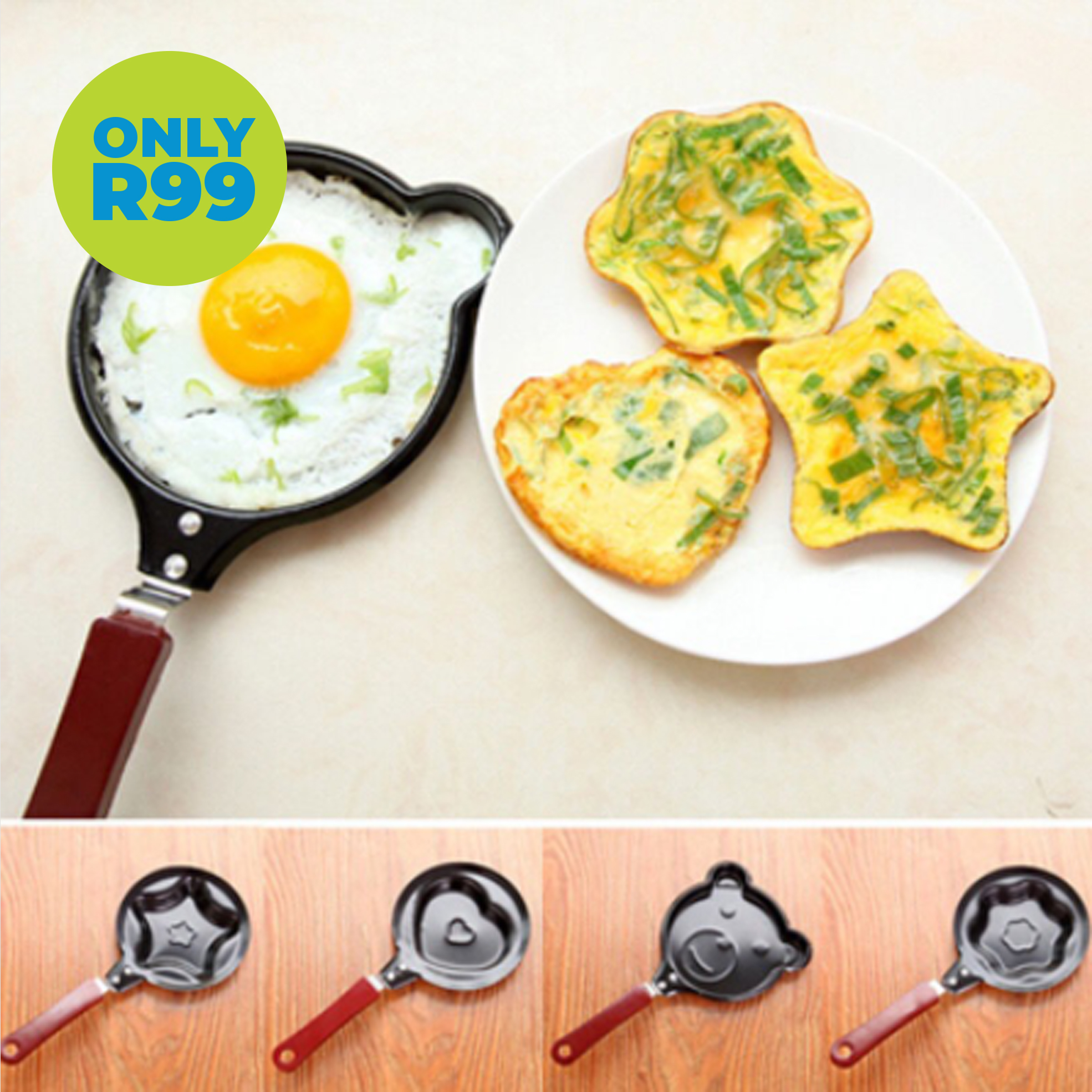 12cm Animated Non-Stick Frying Pan