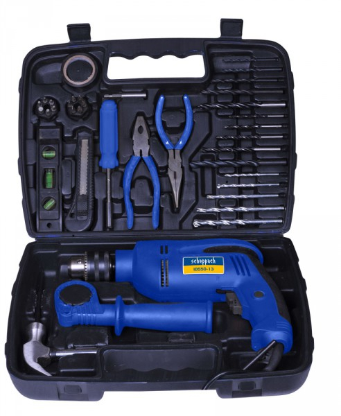 550W 13mm Impact Drill Kit  (Model: ID550-13K)