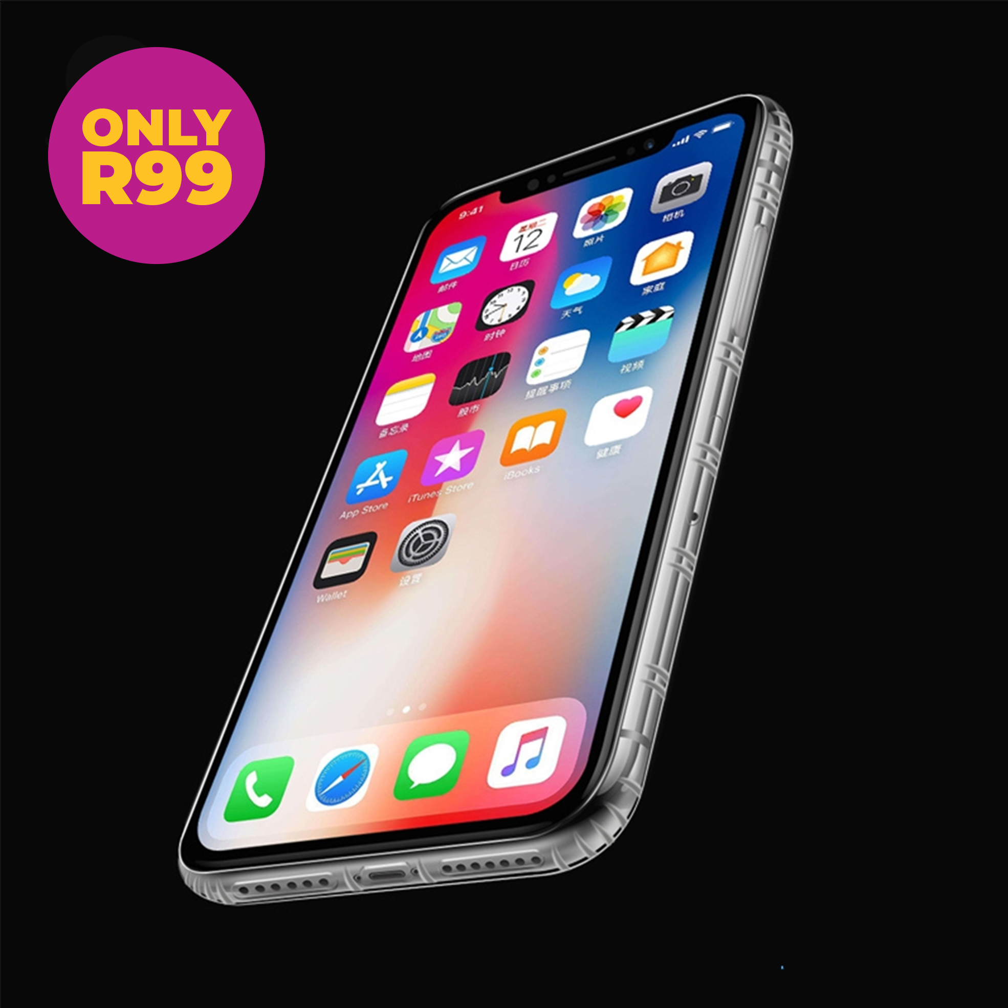 Clear Bumper Case for iPhone (iPhone 6 to 12)