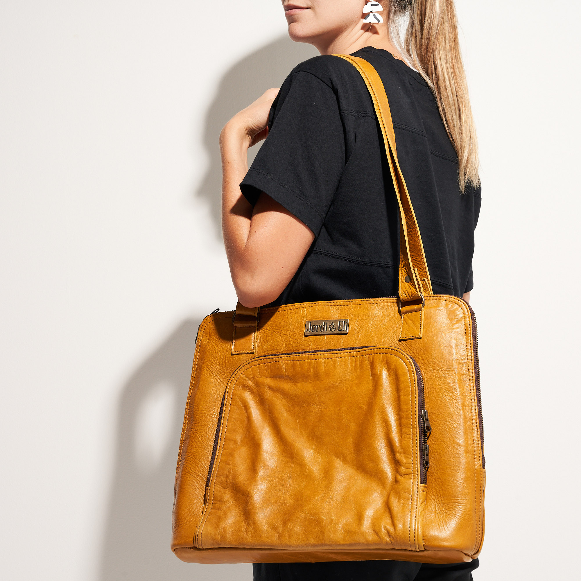 15" Genuine Leather Laptop Bag