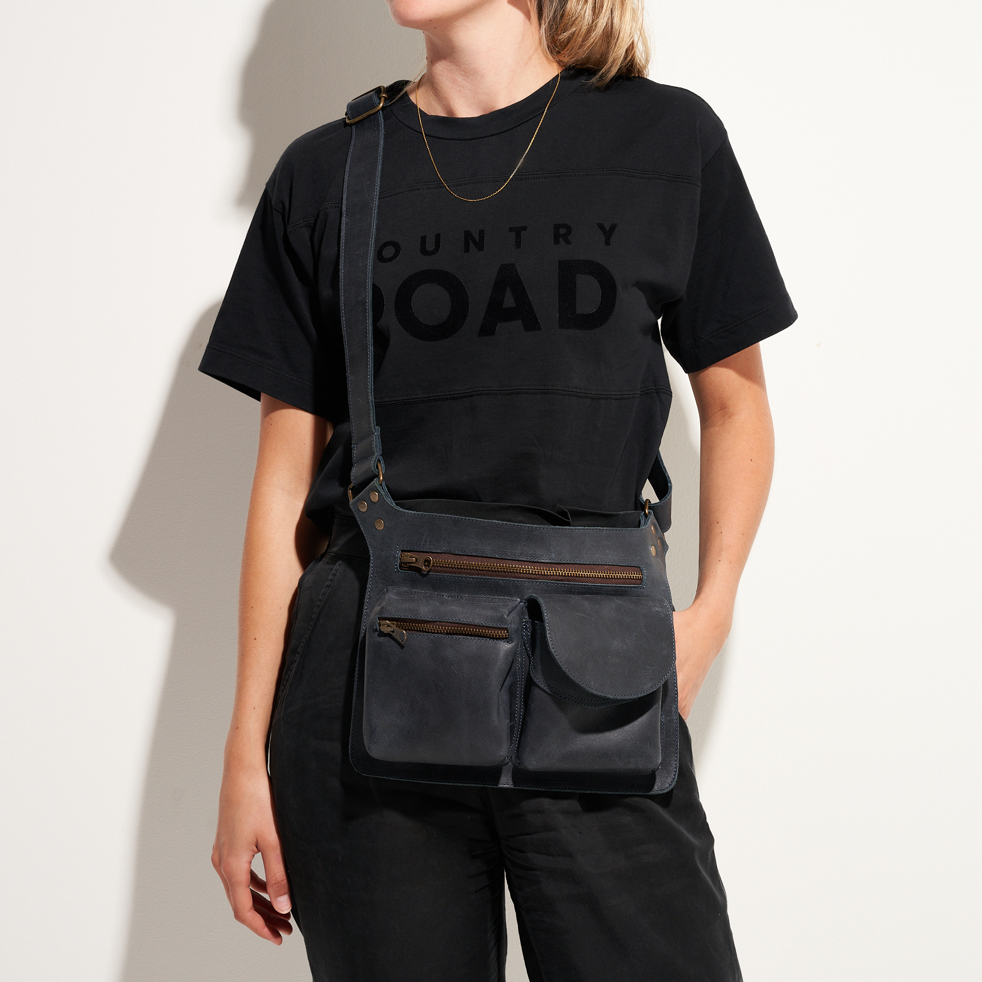 Genuine Leather Hip Bag