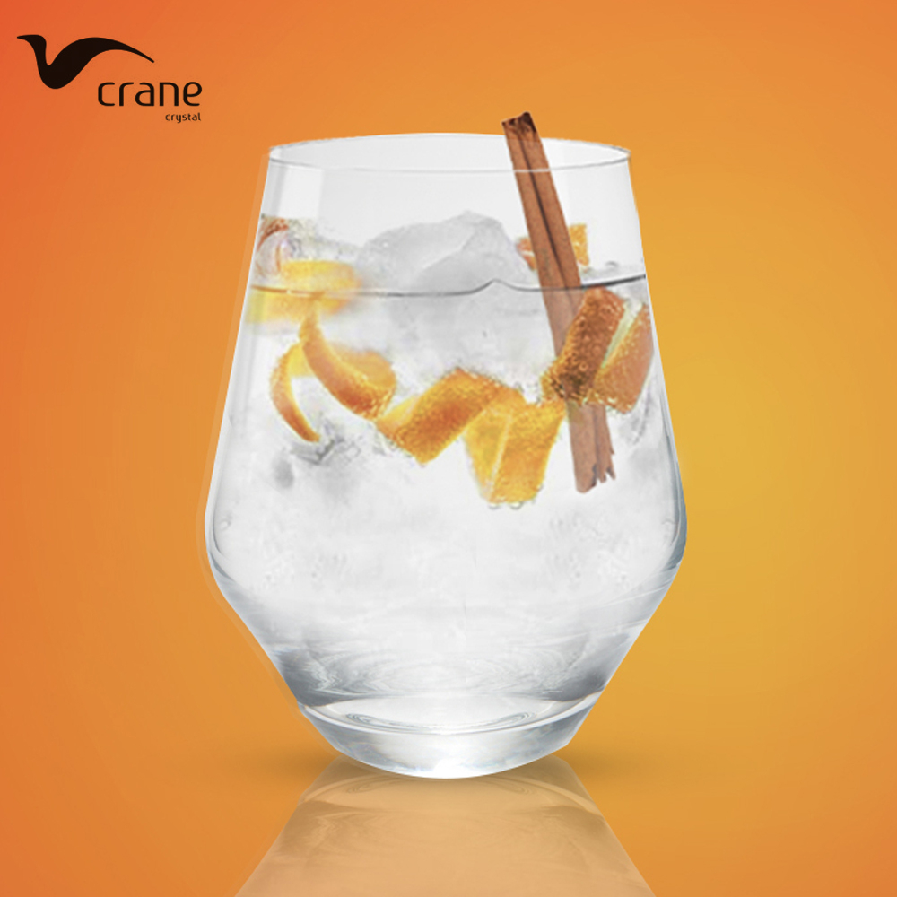 Set of 12 350ml Salome Crystal Tumbler Glasses