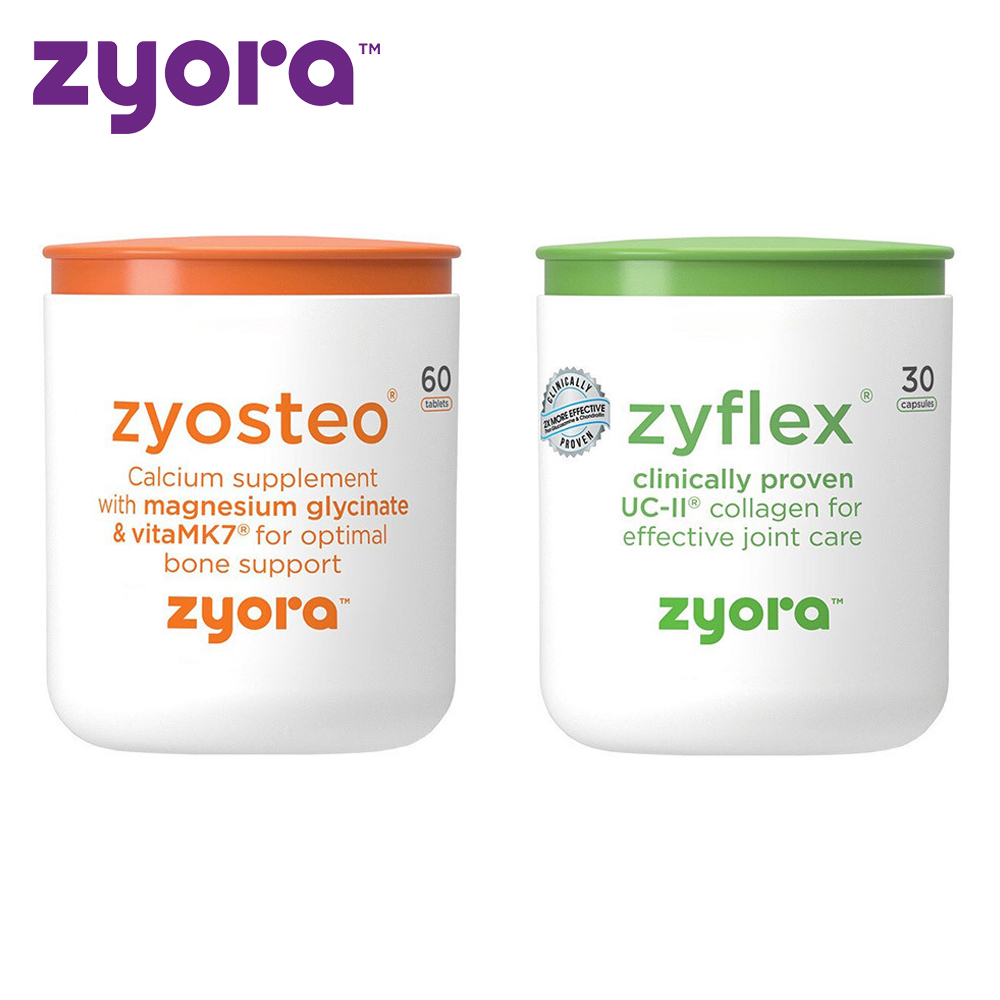 Zyflex® UC-II® Collagen & Zyosteo® Calcium Support Tablets (90 Capsules)