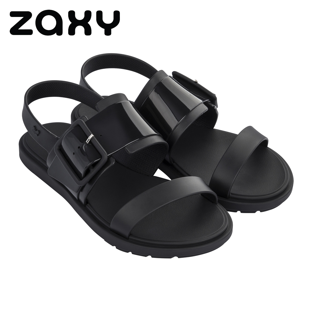 Ladies Rush Black Sandal (Made in Brazil)