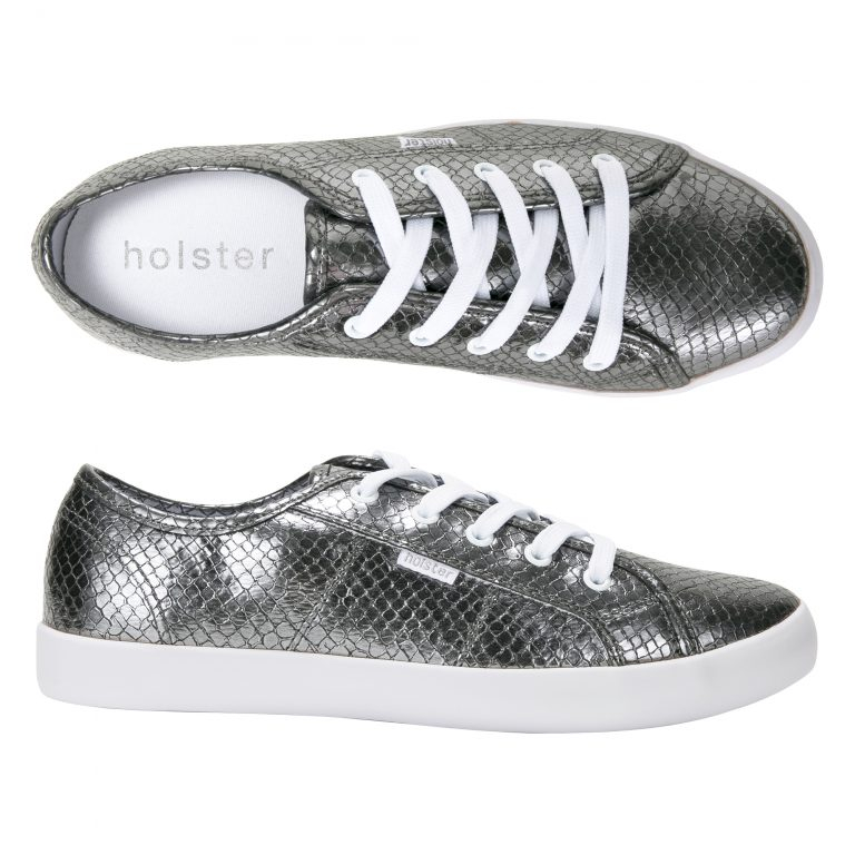 Ladies Ivy Snake Print Sneakers