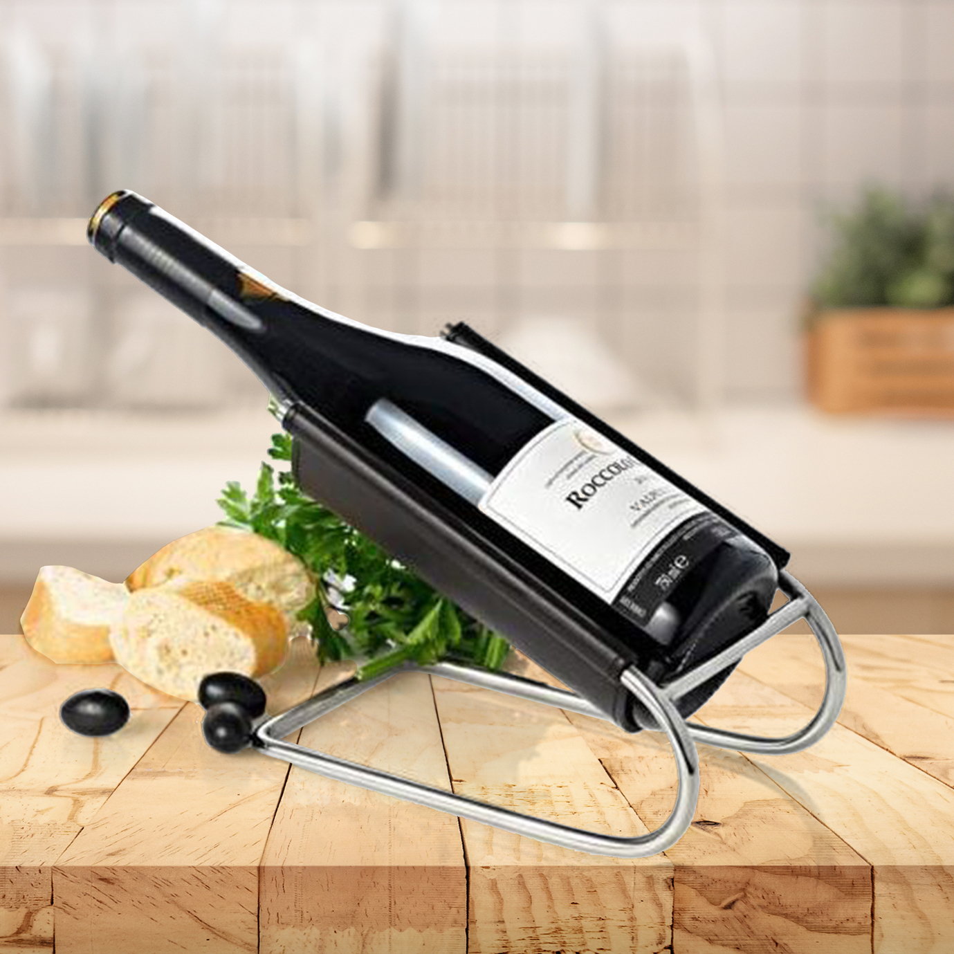 Wine Bottle Decanter and Holder