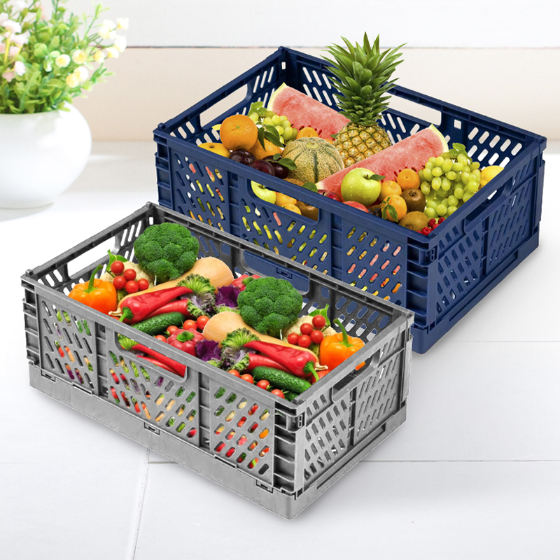 Set of 2 Foldable Storage Crates