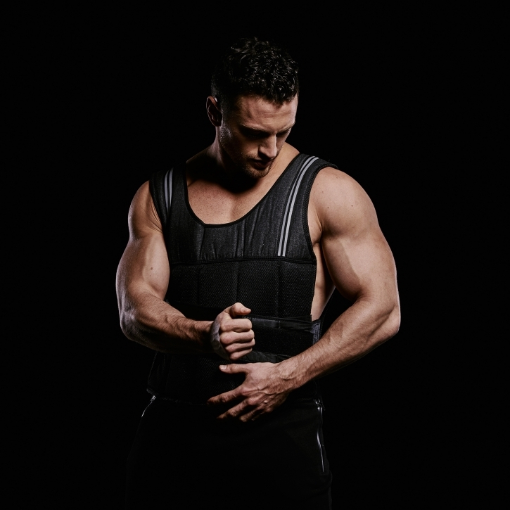 18kg Black Weighted Vest