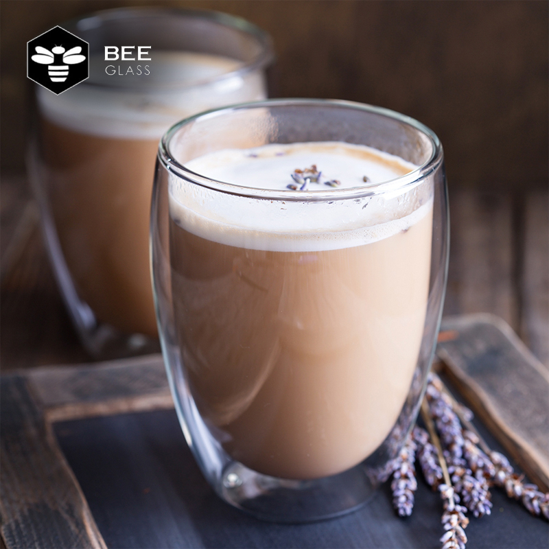 Set of 6 350ml Double Walled Glasses