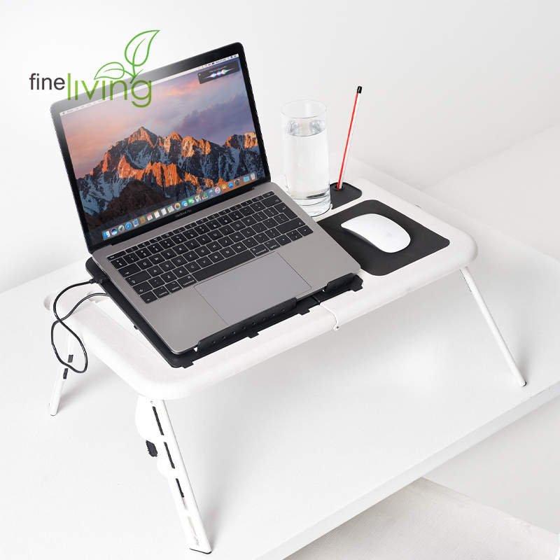 White Laptop Desk Stand