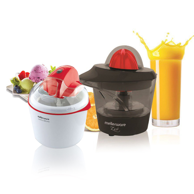 Deluxe Ice Cream Maker and Juicer Sorbet Set