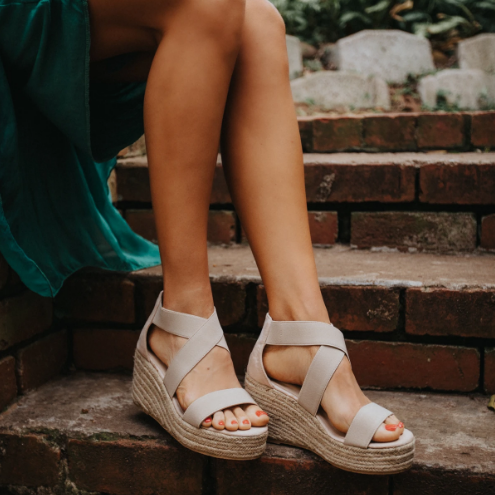 Hearty Espadrille Wedge Sandals