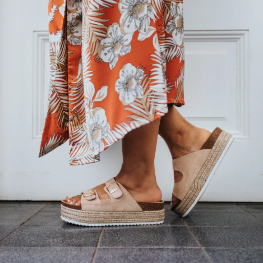 Lavish Espadrille Wedge Sandals