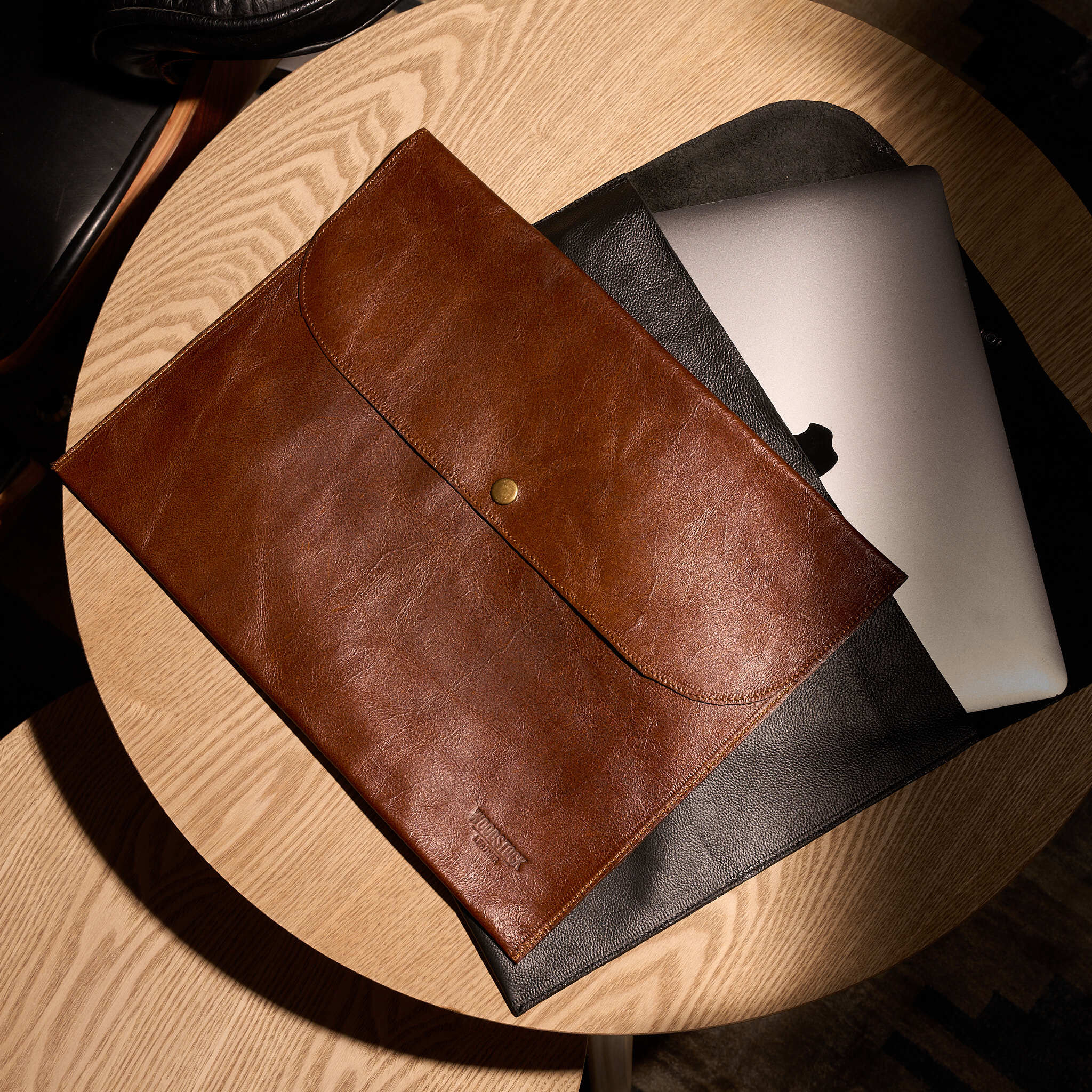 13" or 15" Genuine Leather Soft Laptop Sleeves