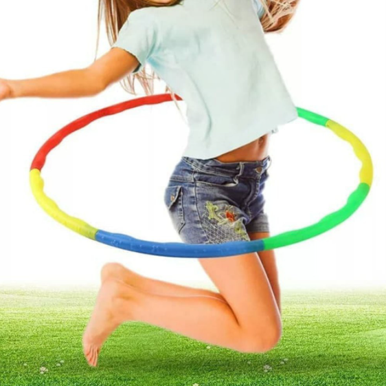Detachable 8 Slot Colourful Hula Hoop