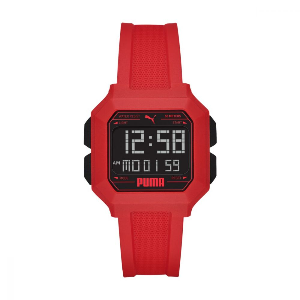 Men's Remix LCD Red Polyurethane Watch