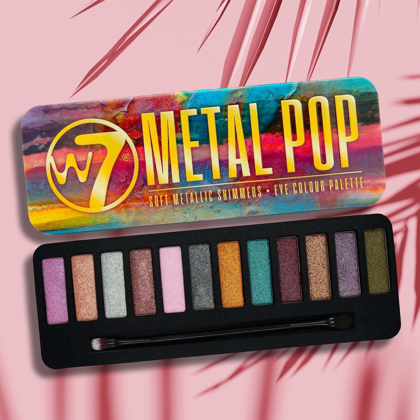 Metal Pop Metallic Shimmers Eye Colour Tin