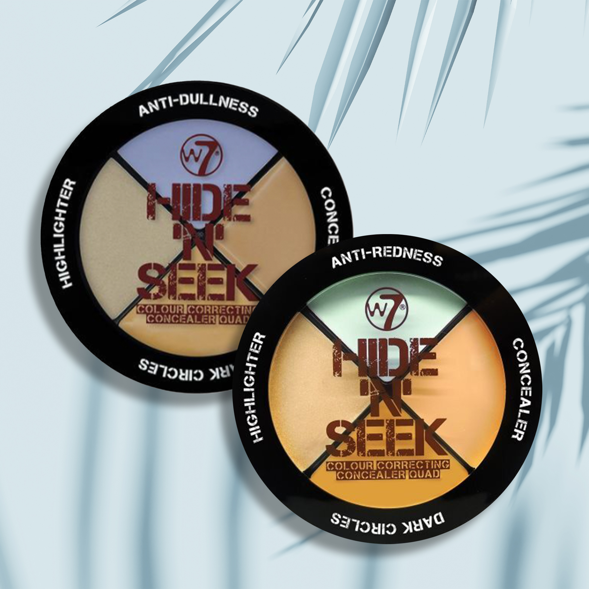 Hide 'N' Seek Anti-Dullness or Anti-Redness Concealer Quad