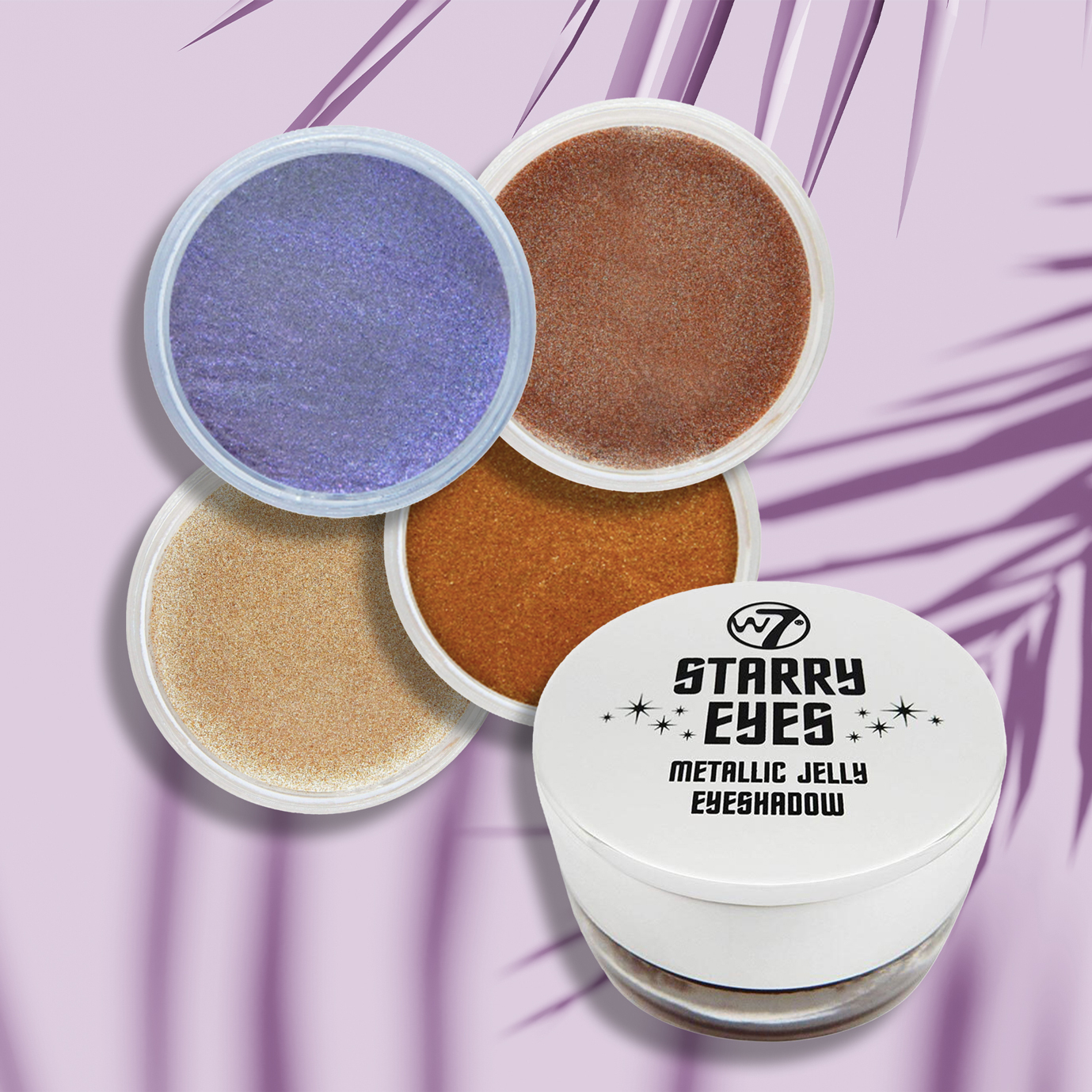 Pack of 2 Starry Eyes Metallic Jelly Eyeshadows