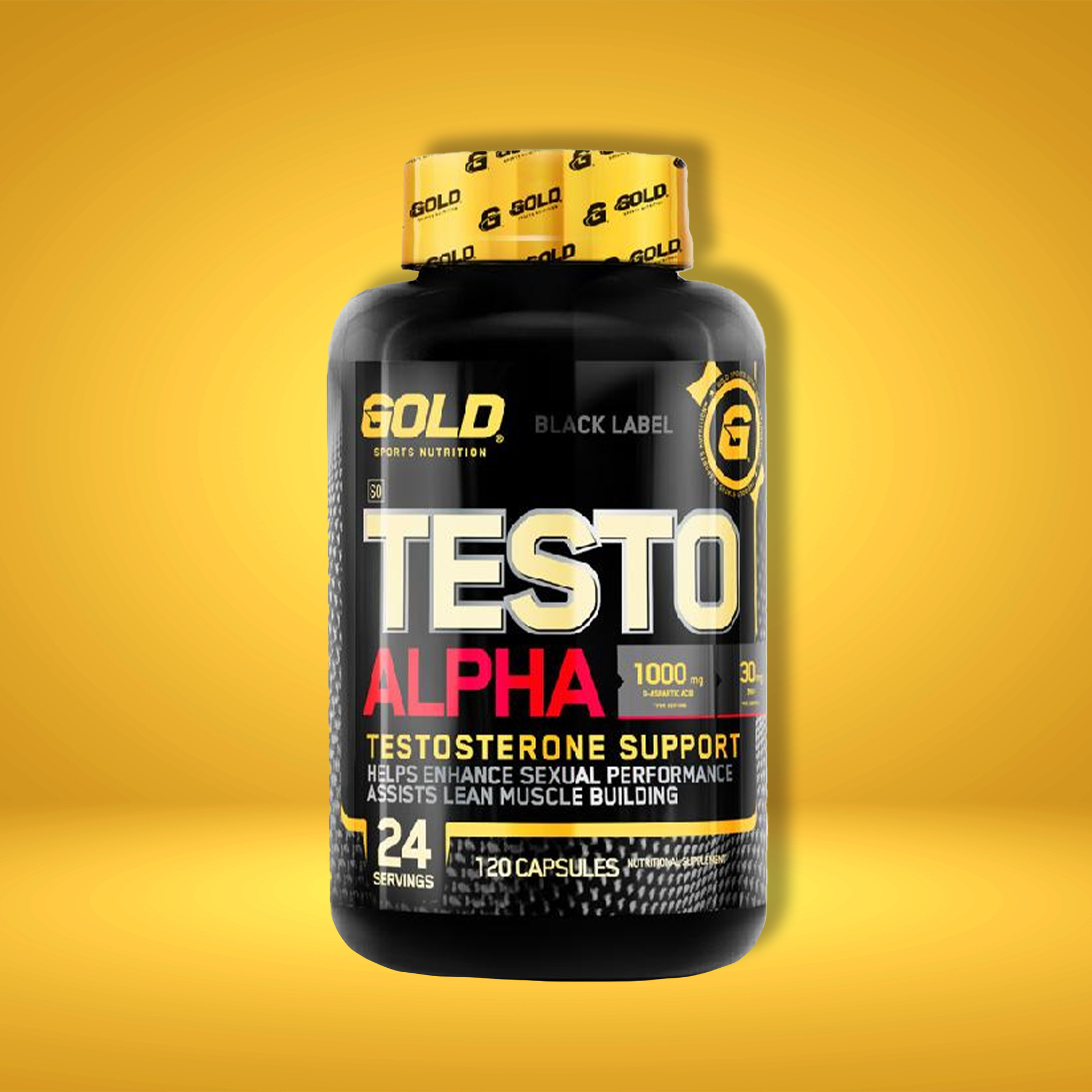 Testo Alpha Testosterone Support 120 Capsules
