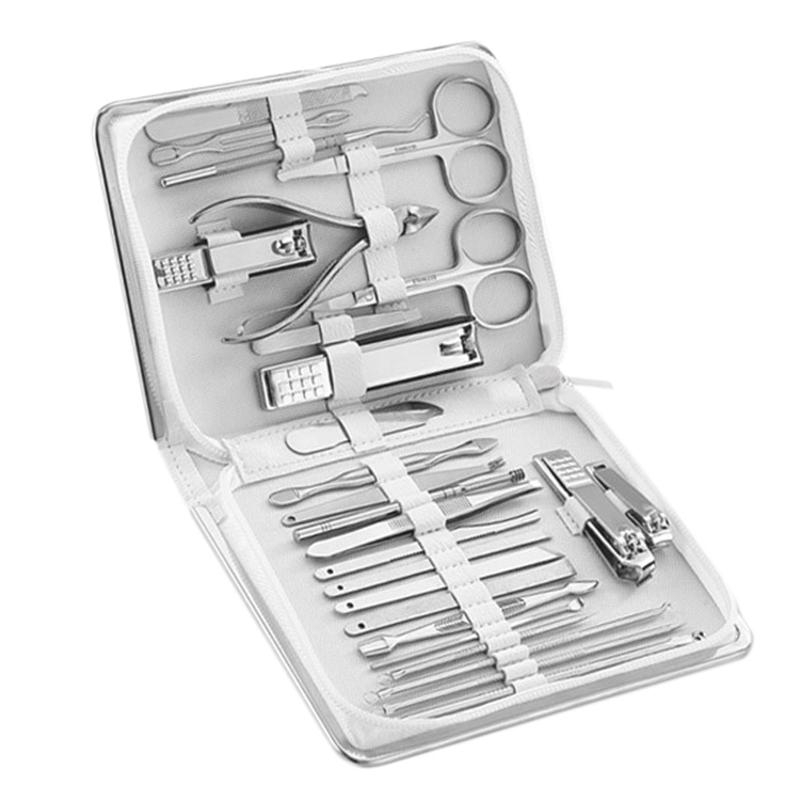 26 Piece Nail Kit in Foldable Zip Case