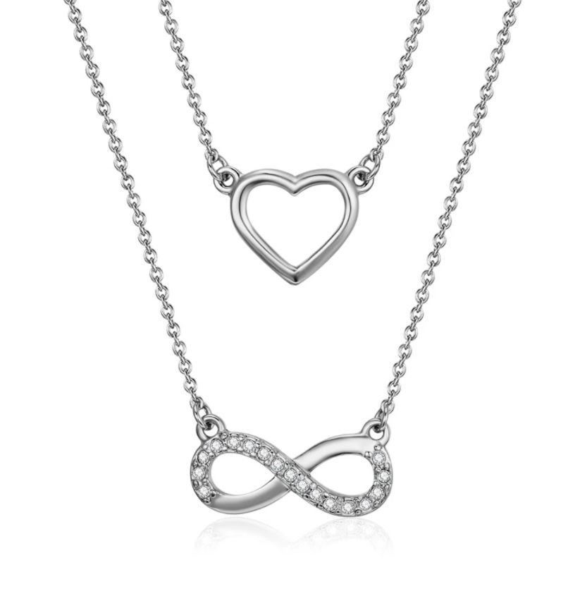 Rhodium-Tone Plated