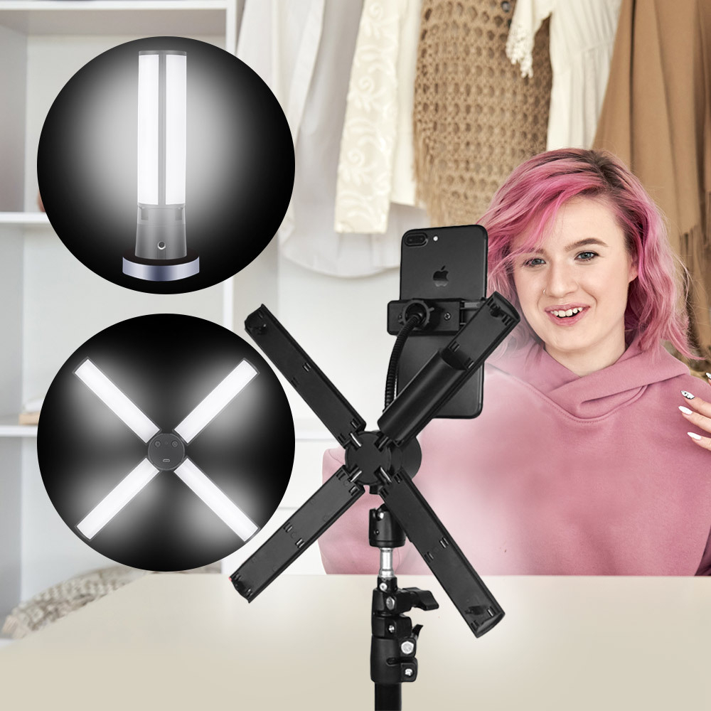 12 Inch Foldable 3 Colour Mode LED Studio Light