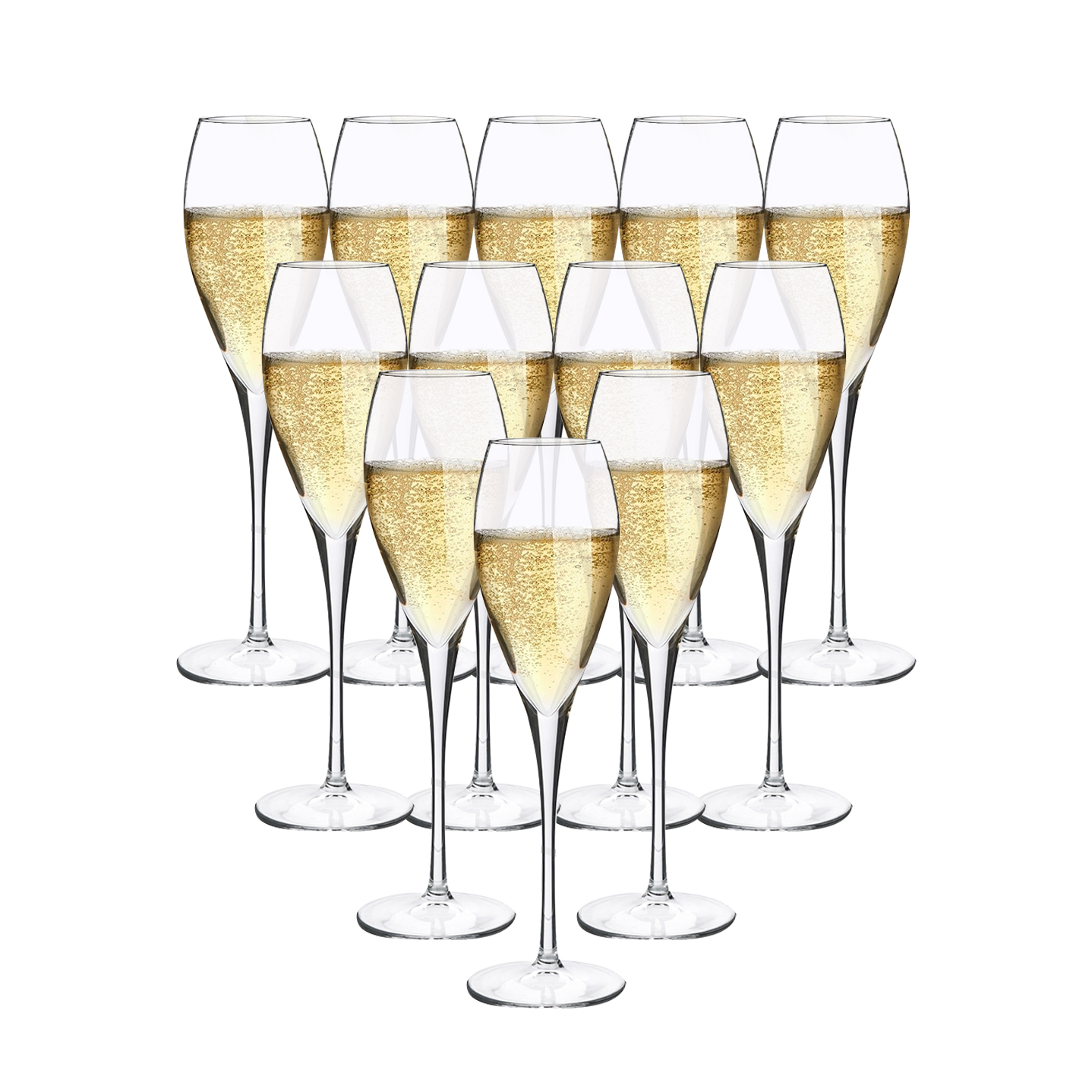 Set of 12 225ml Monte Carlo Flute Glasses