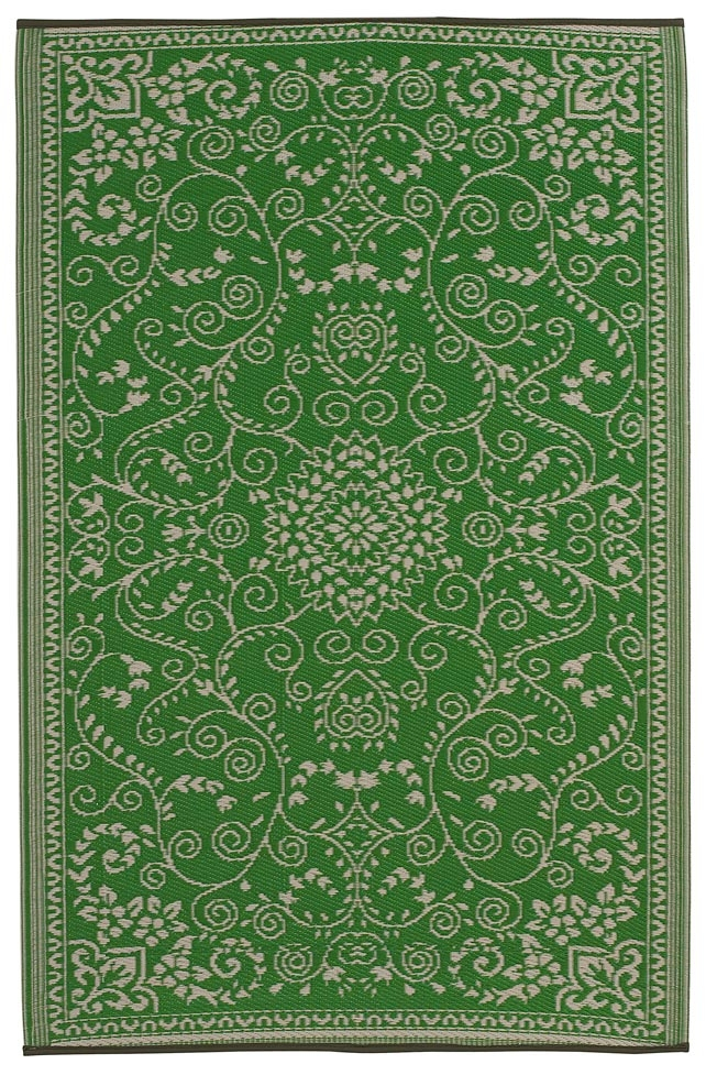 Murano Lime Green & Cream