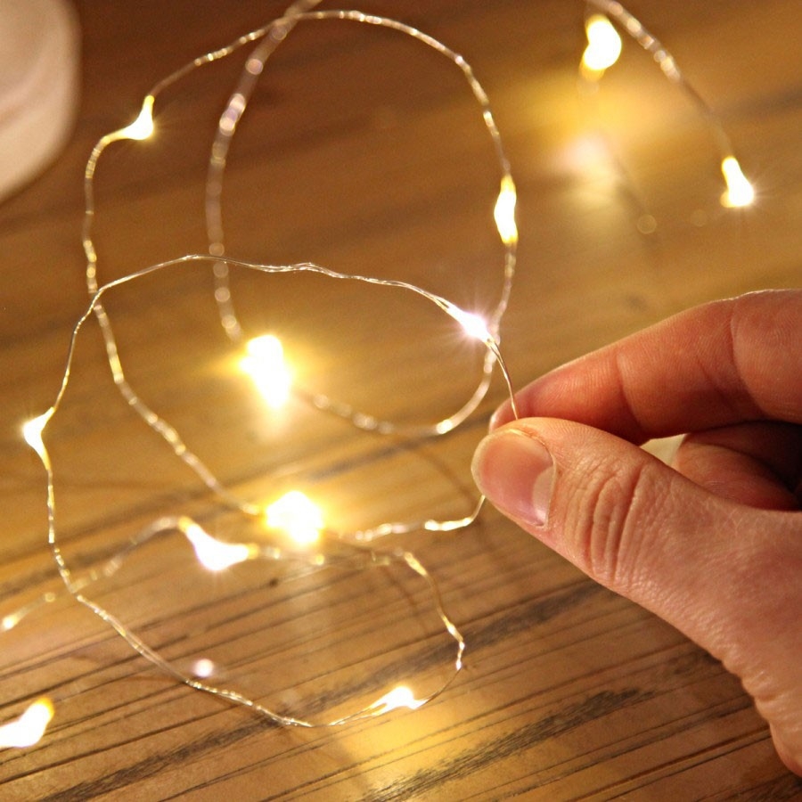 Pack of 2, 10m Copper Wire USB Fairy String Lights