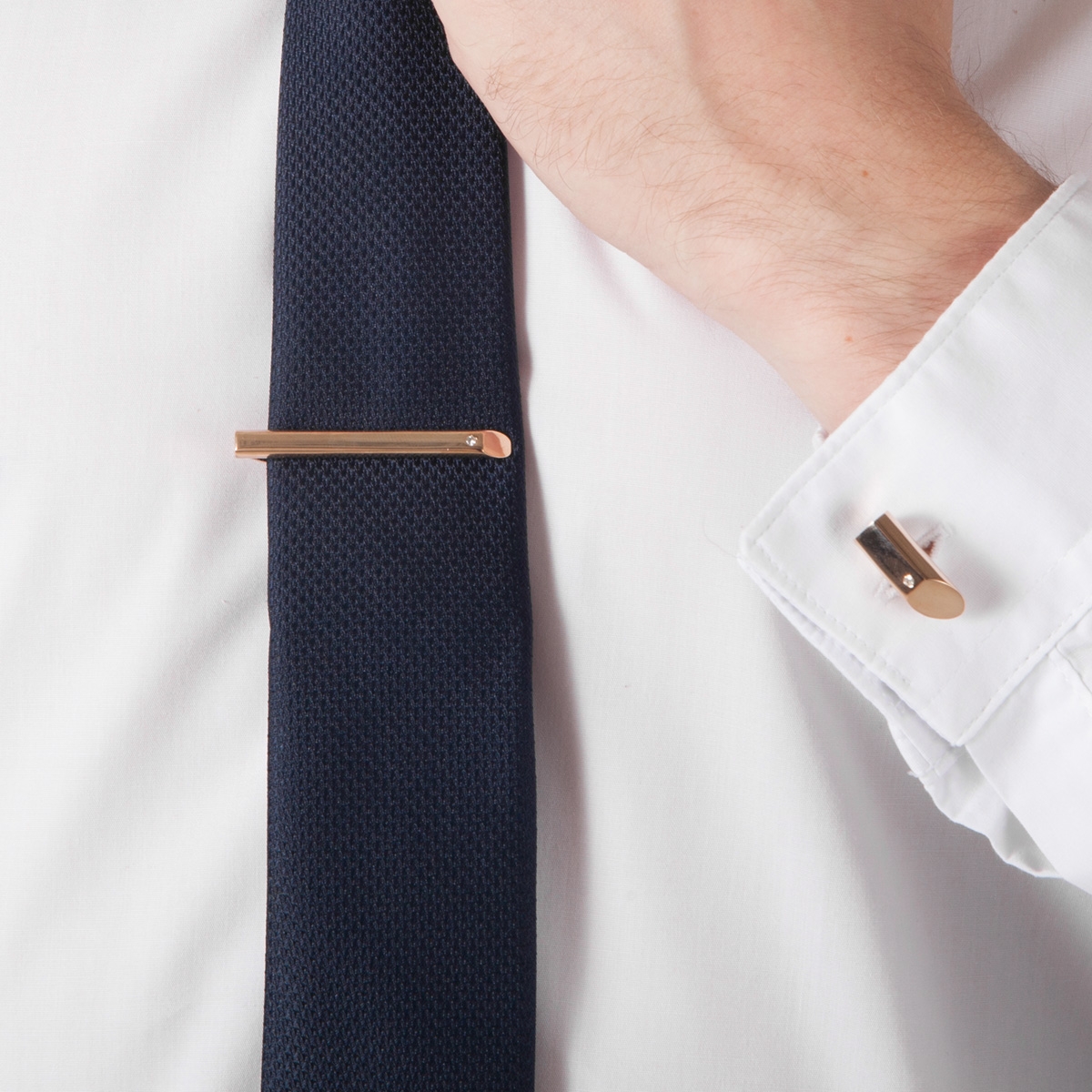 Men's Premium Novelty Cufflinks & Tie Bar Set