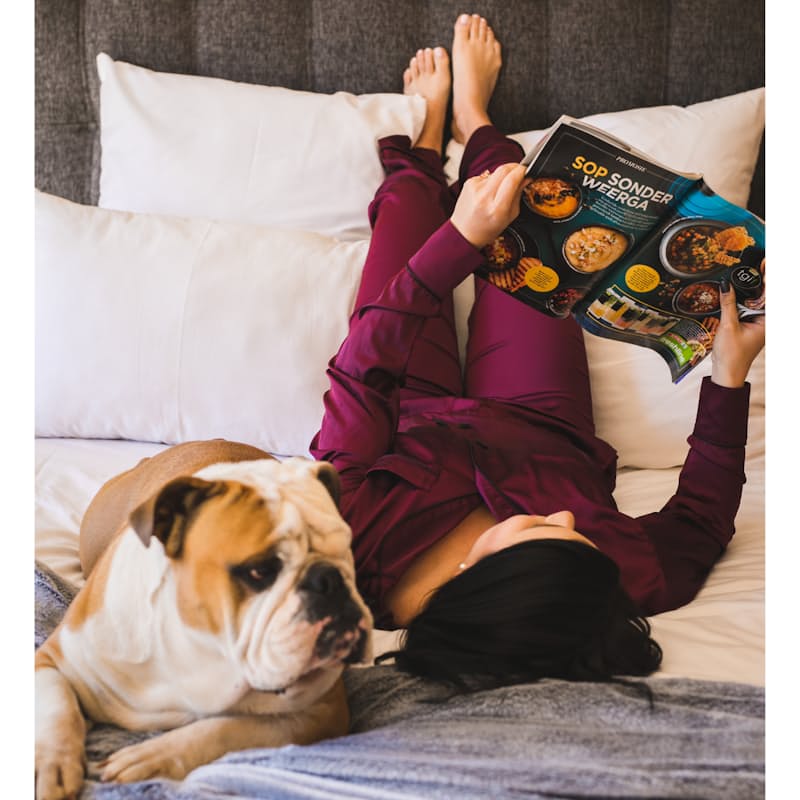 Burgundy with black cord