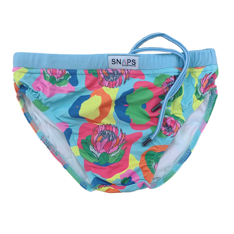Men's Printed Swimming Briefs
