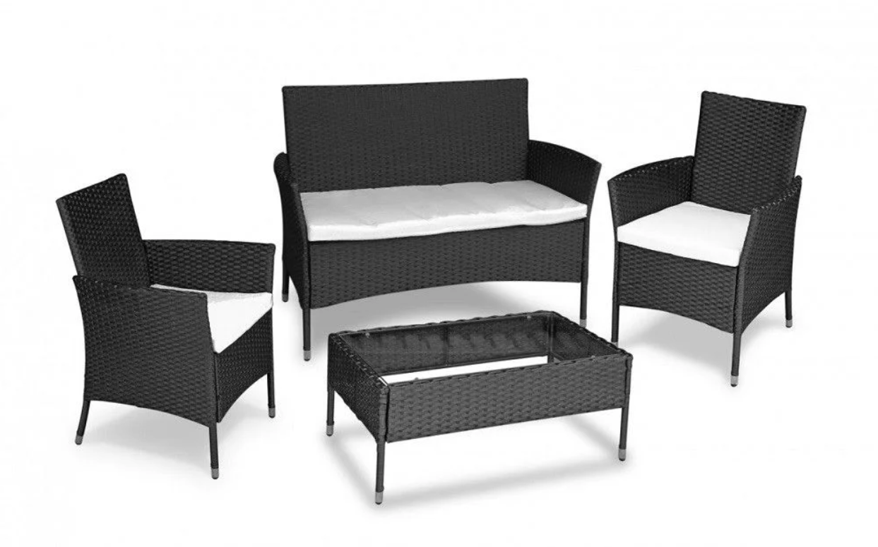 4pc Lifestyle Rattan Outdoor Furniture