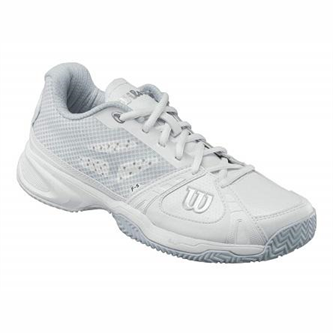 Women's Rush CC Tennis Shoes- White/Grey
