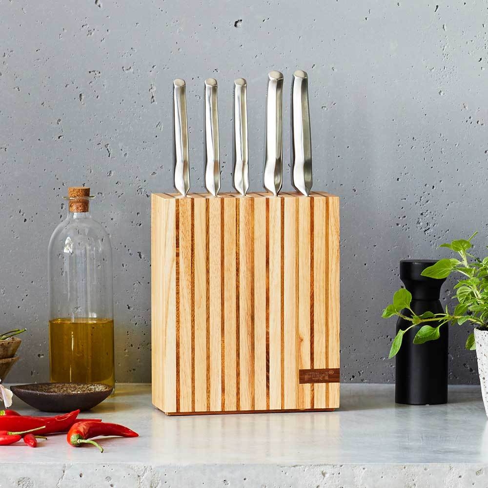 Wooden Pro Knife Block Set