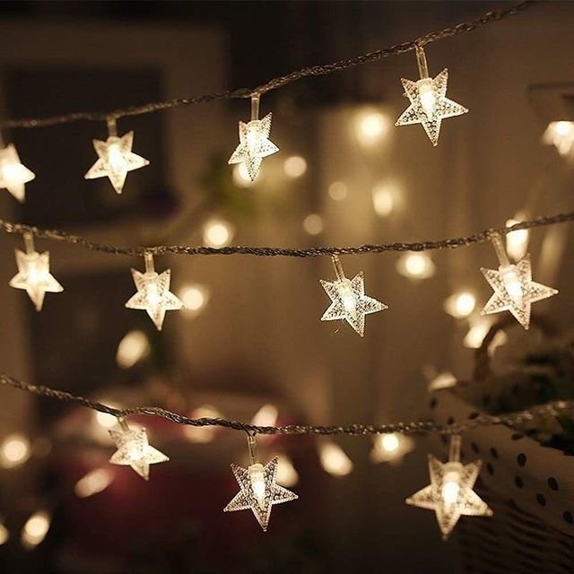 5m or 10m String of LED Star Lights