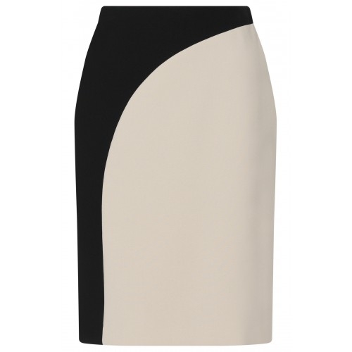 Dual Colour Business Pencil Skirt
