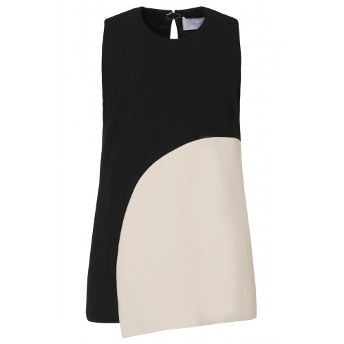 Dual Colour Sleeveless Shirt