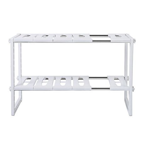Multipurpose Adjustable Under-Sink Storage Rack