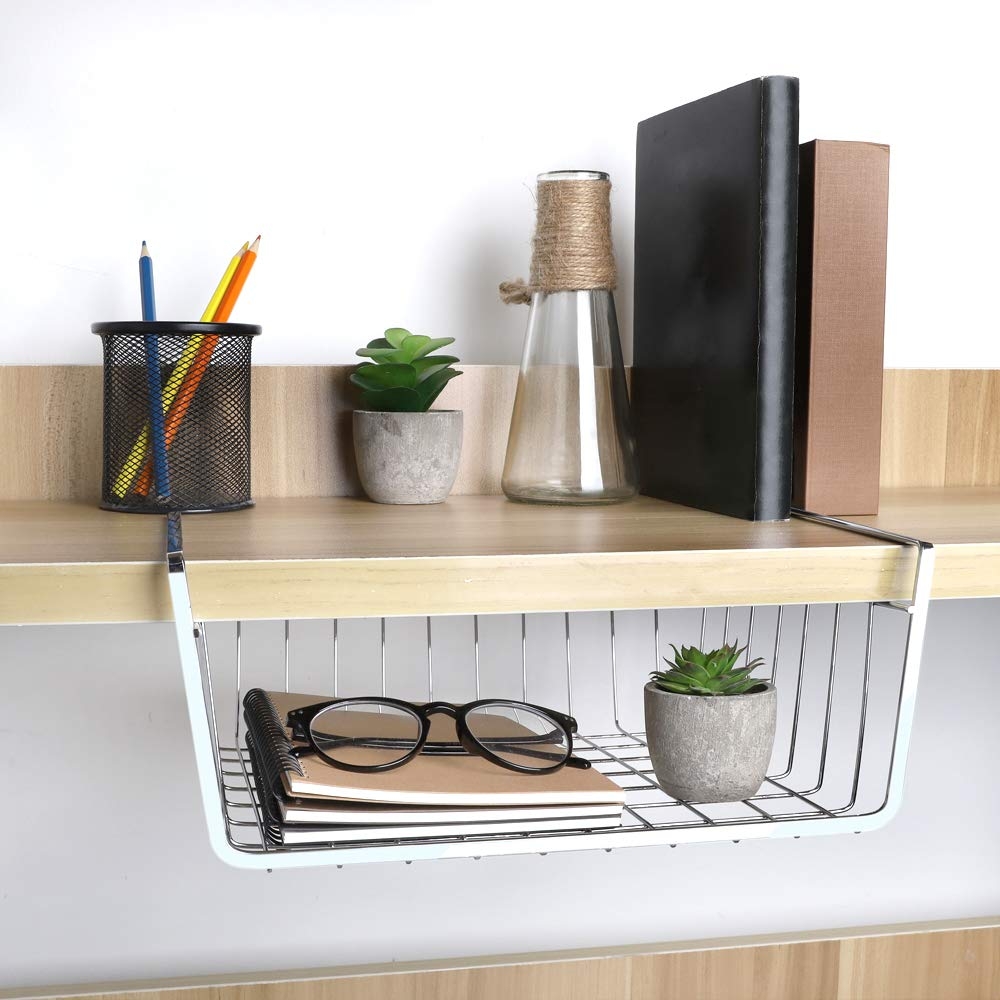 Under Cabinet Storage Shelf Basket 