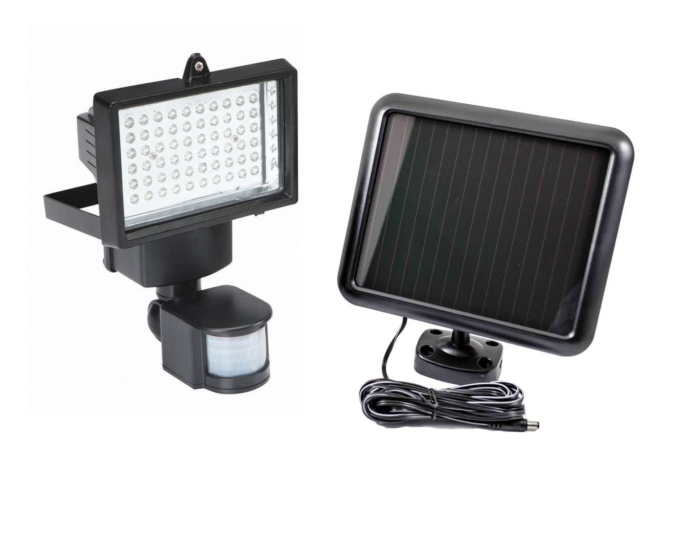 60 LED Solar Panel Powered Motion Sensor Light