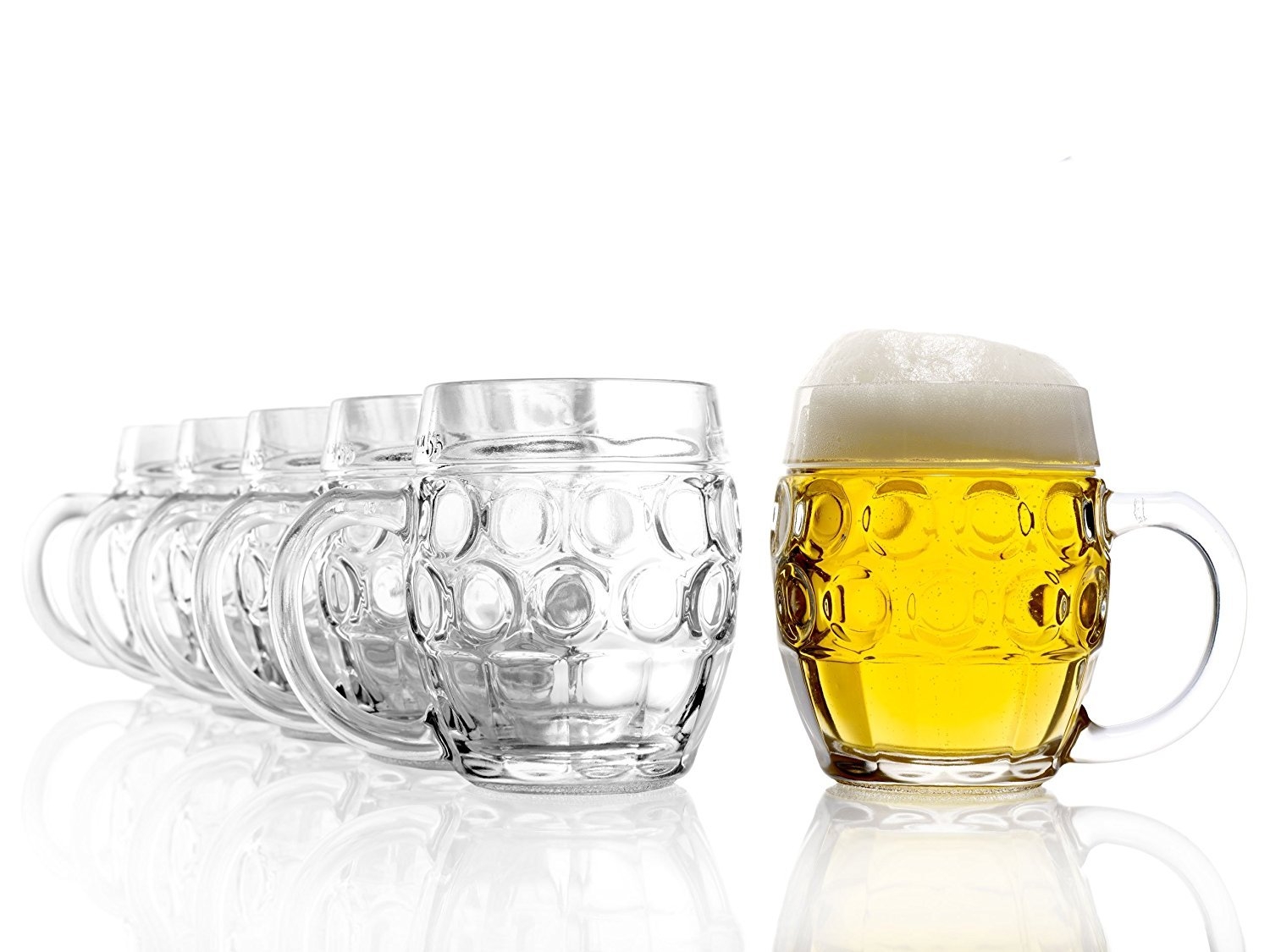 Set of 12 400ml Tubinger Beer Mugs