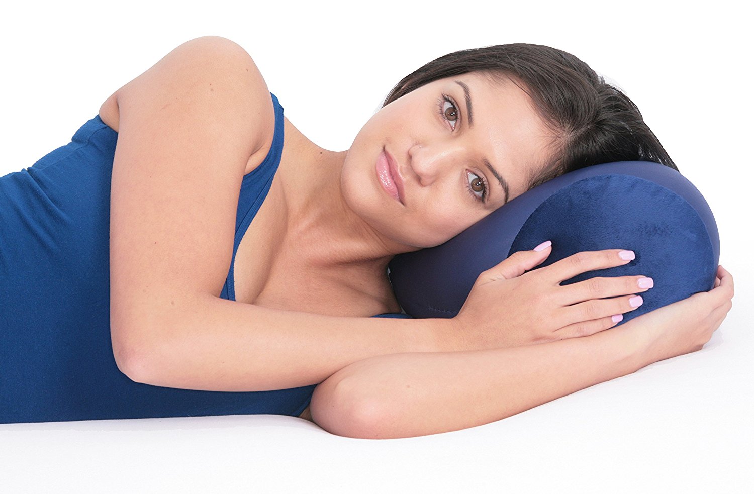 Full Lumbar Neck Memory Foam or Latex Roll Cushion