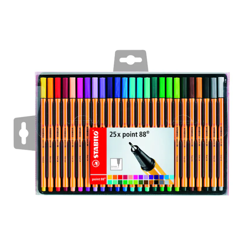 Wallet of 25 Fineliners