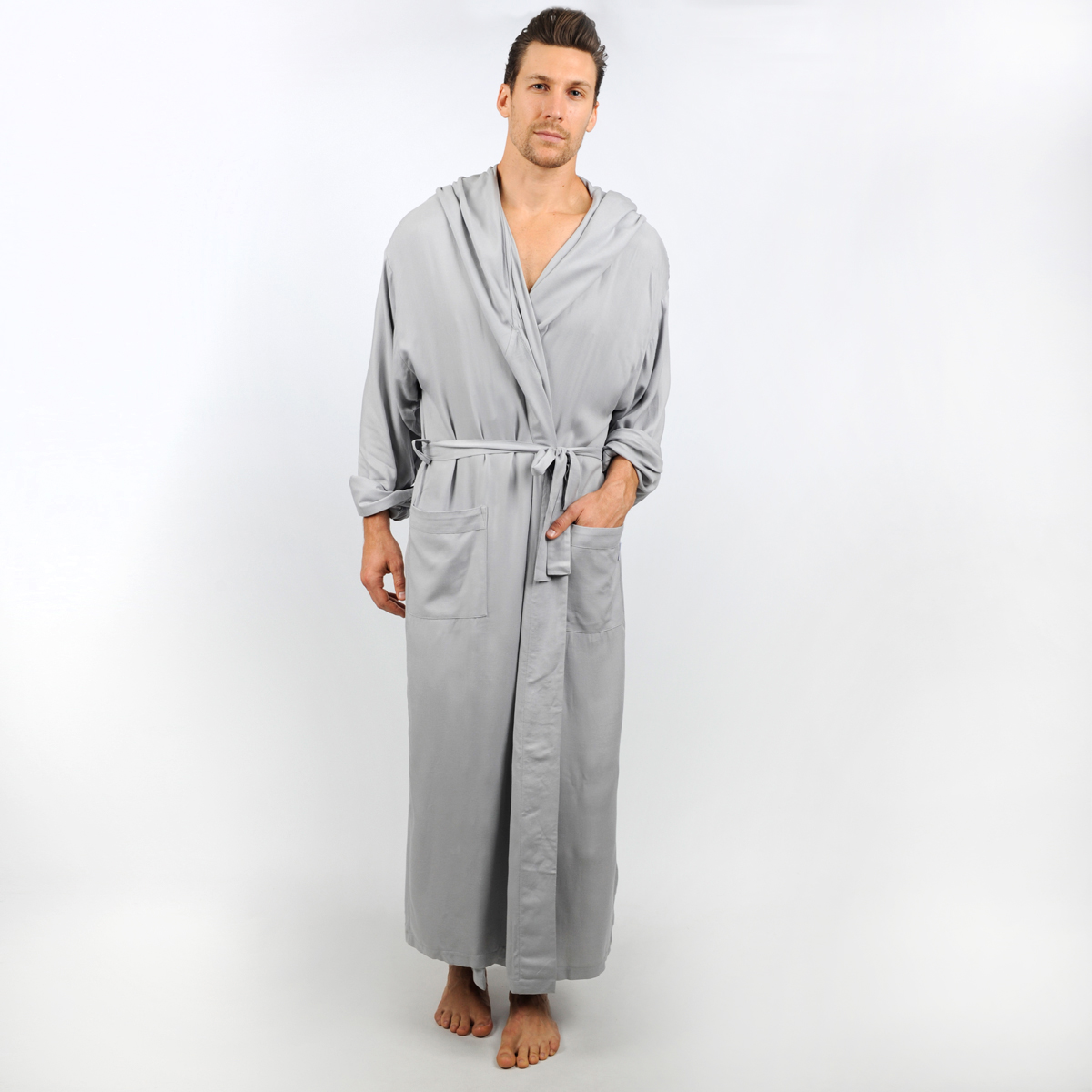 Unisex Hooded Viscose Gown (Limited Sizes)
